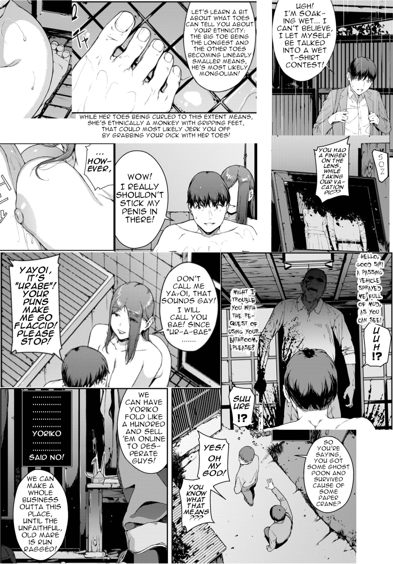 Hentai Manga Comic-Taking Shelter From The Rain-Read-24